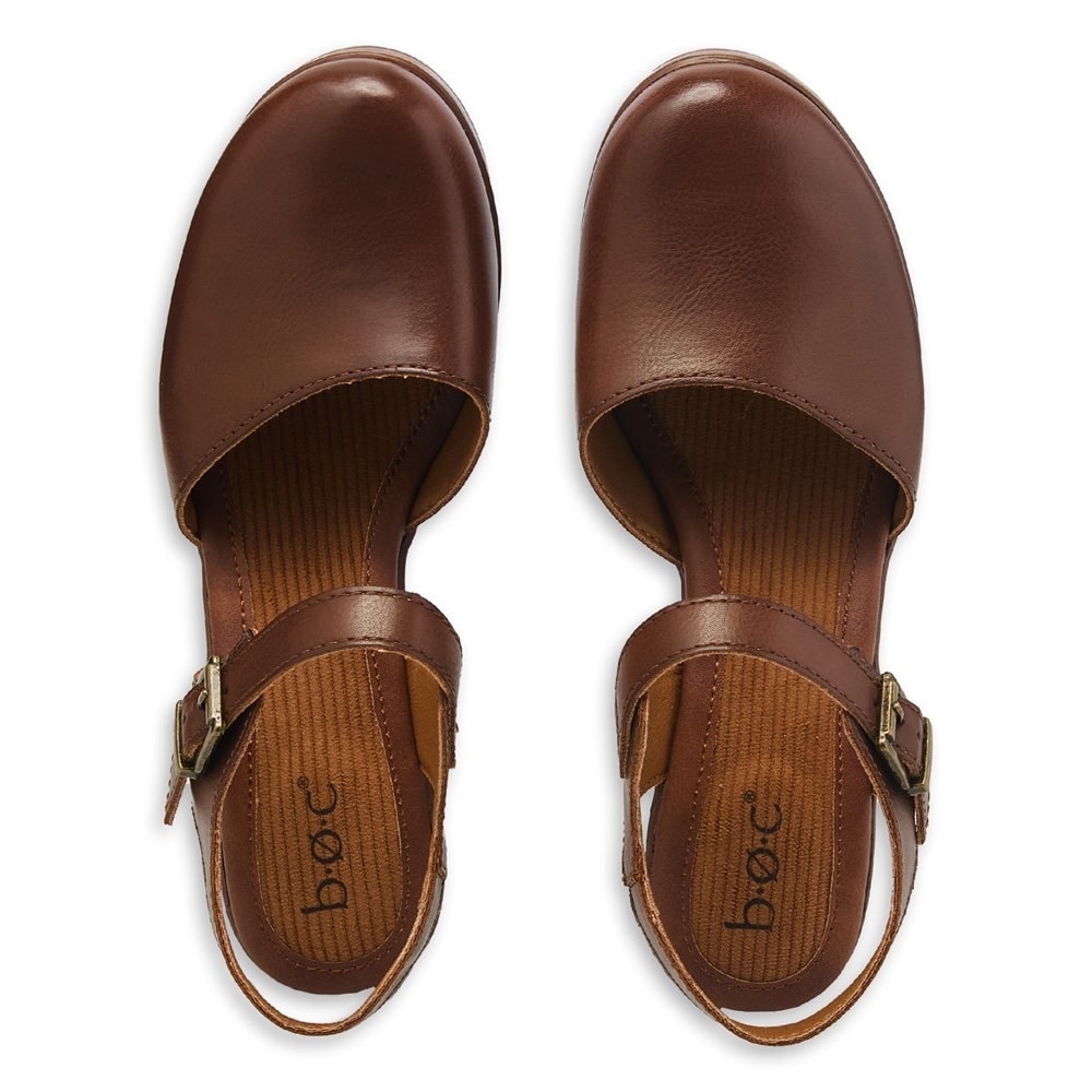NWOT Size 10 BOC brown vegan leather clog/Maryjane shoe. Perfect for all seasons